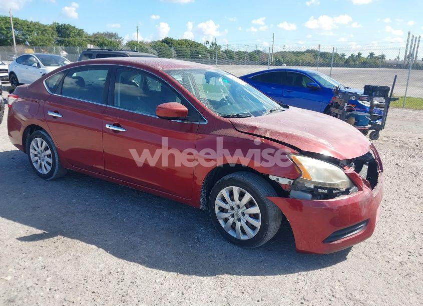 2015 Nissan Sentra FE+ S/S/SL/SR/SV (VIN 3N1AB7AP4FL663542) main photo