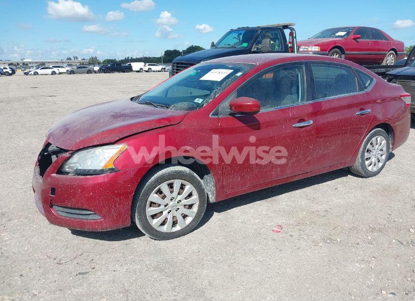 Photo 2 of 2015 Nissan Sentra FE+ S/S/SL/SR/SV (VIN 3N1AB7AP4FL663542)