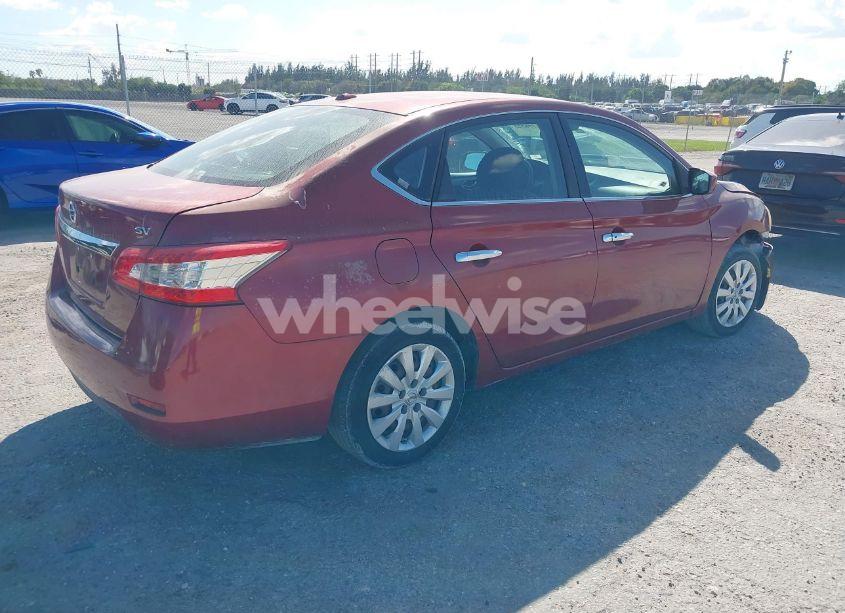 Photo 4 of 2015 Nissan Sentra FE+ S/S/SL/SR/SV (VIN 3N1AB7AP4FL663542)