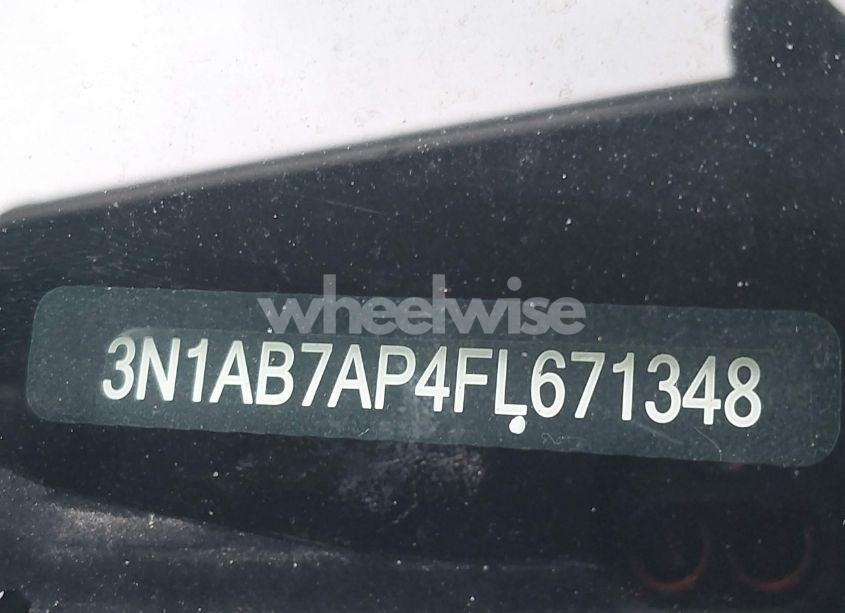 Photo 9 of 2015 Nissan Sentra SV (VIN 3N1AB7AP4FL671348)