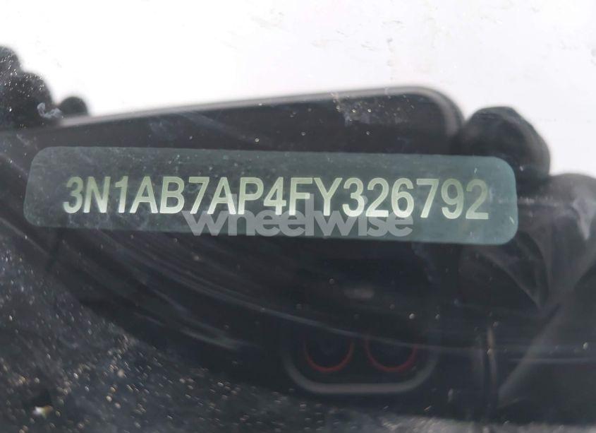 Photo 9 of 2015 Nissan Sentra S (VIN 3N1AB7AP4FY326792)