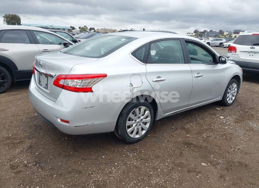 Photo 4 of 2015 Nissan Sentra S (VIN 3N1AB7AP4FY347173)