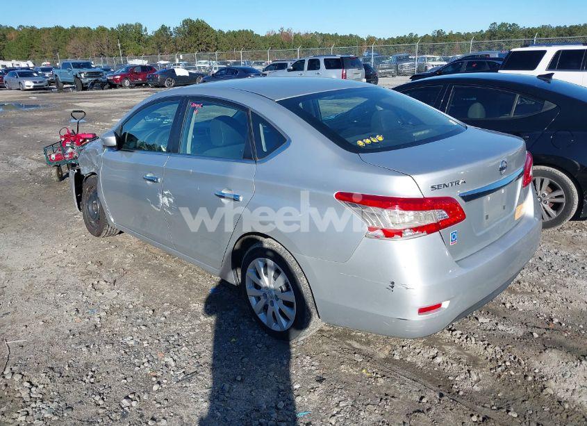 Photo 3 of 2015 Nissan Sentra S (VIN 3N1AB7AP4FY355287)