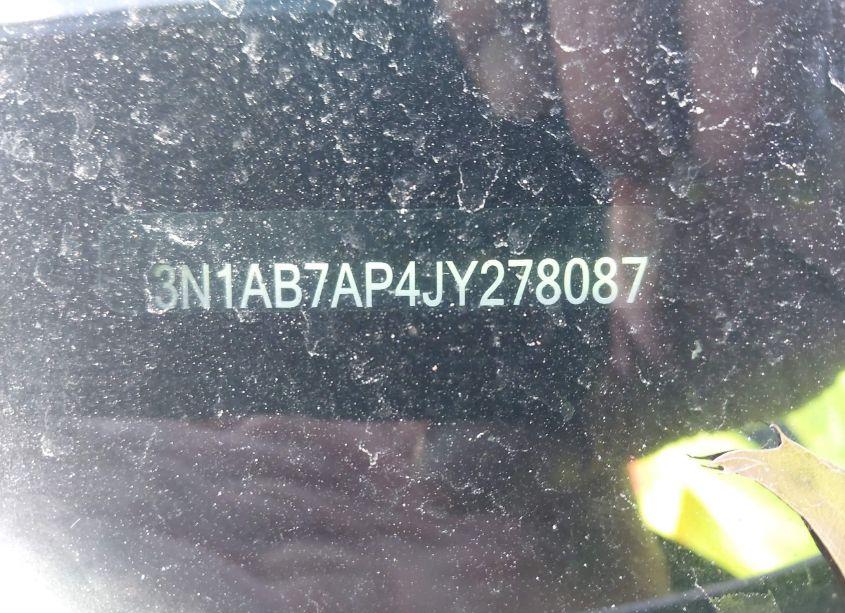 Photo 9 of 2018 Nissan Sentra SR (VIN 3N1AB7AP4JY278087)