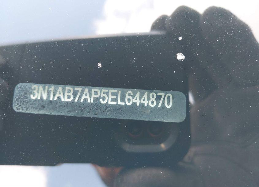 Photo 9 of 2014 Nissan Sentra S (VIN 3N1AB7AP5EL644870)