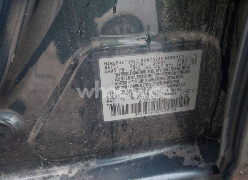 Photo 9 of 2014 Nissan Sentra SV (VIN 3N1AB7AP5EY224948)