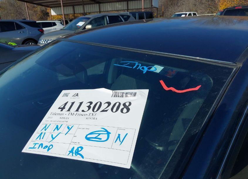 Photo 12 of 2015 Nissan Sentra SV (VIN 3N1AB7AP5FL687798)