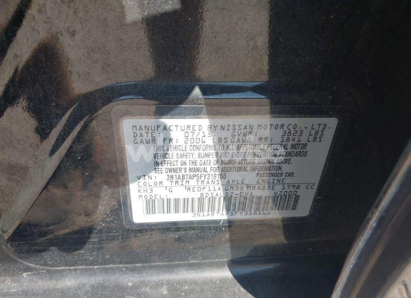 Photo 9 of 2015 Nissan Sentra SV (VIN 3N1AB7AP5FY318166)