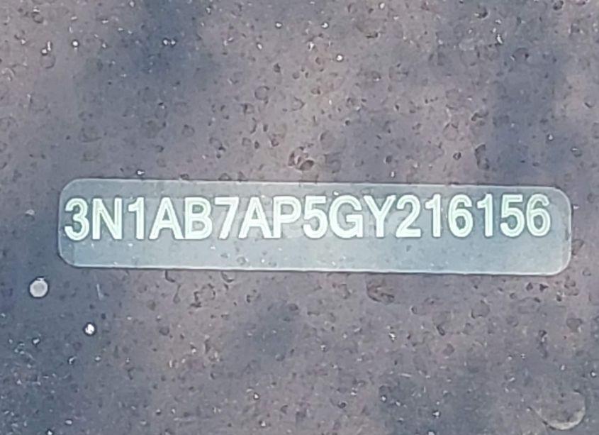 Photo 9 of 2016 Nissan Sentra FE+ S/S/SL/SR/SV (VIN 3N1AB7AP5GY216156)