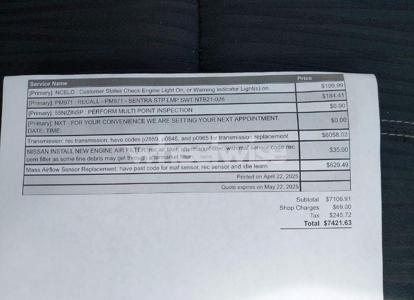 Photo 12 of 2016 Nissan Sentra SV (VIN 3N1AB7AP5GY225889)