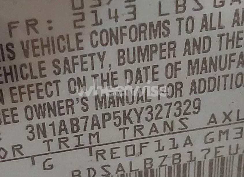 Photo 9 of 2019 Nissan Sentra S (VIN 3N1AB7AP5KY327329)