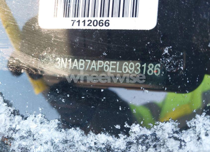 Photo 11 of 2014 Nissan Sentra FE+ S/FE+ SV/S/SL/SR/SV (VIN 3N1AB7AP6EL693186)