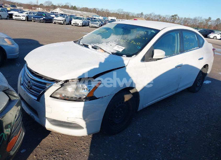 Photo 2 of 2014 Nissan Sentra FE+ S/FE+ SV/S/SL/SR/SV (VIN 3N1AB7AP6EL693186)