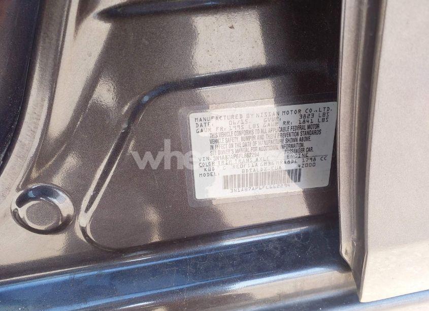 Photo 9 of 2015 Nissan Sentra SV (VIN 3N1AB7AP6FL662294)