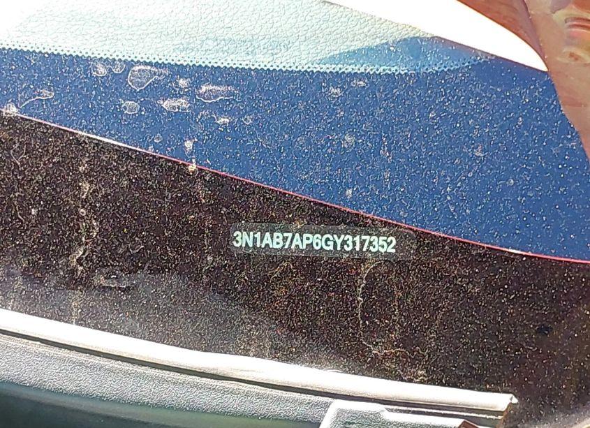 Photo 17 of 2016 Nissan Sentra SV (VIN 3N1AB7AP6GY317352)