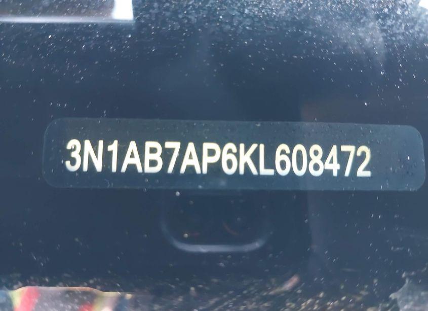 Photo 9 of 2019 Nissan Sentra SV (VIN 3N1AB7AP6KL608472)