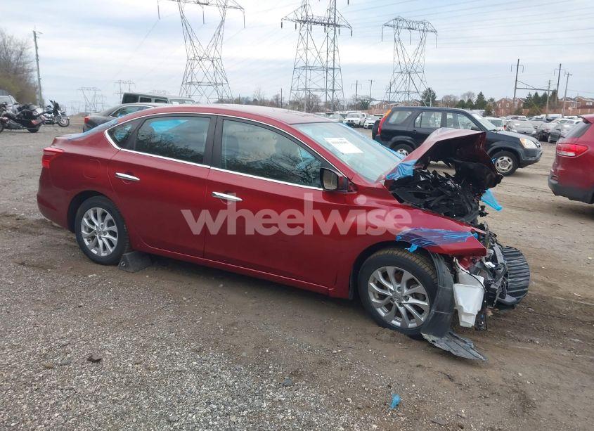2019 Nissan Sentra SV (VIN 3N1AB7AP6KY308790) main photo