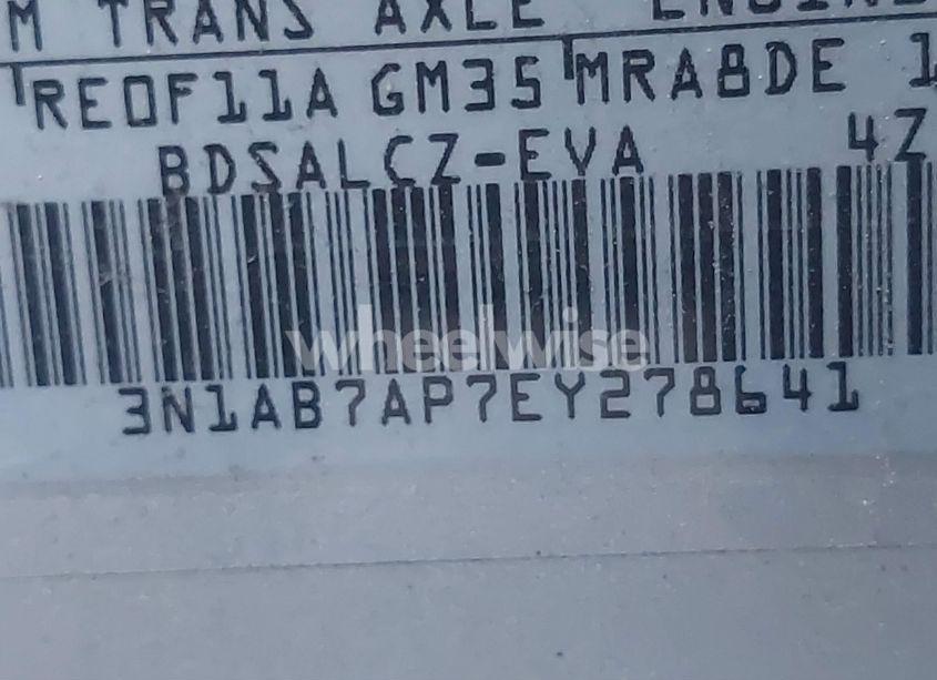 Photo 9 of 2014 Nissan Sentra S (VIN 3N1AB7AP7EY278641)