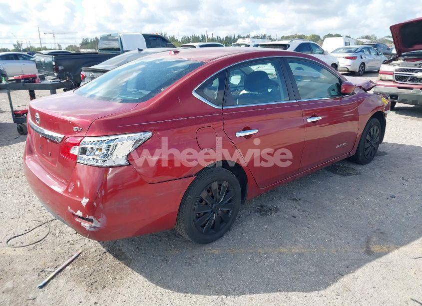 Photo 4 of 2015 Nissan Sentra FE+ S/S/SL/SR/SV (VIN 3N1AB7AP7FL664510)