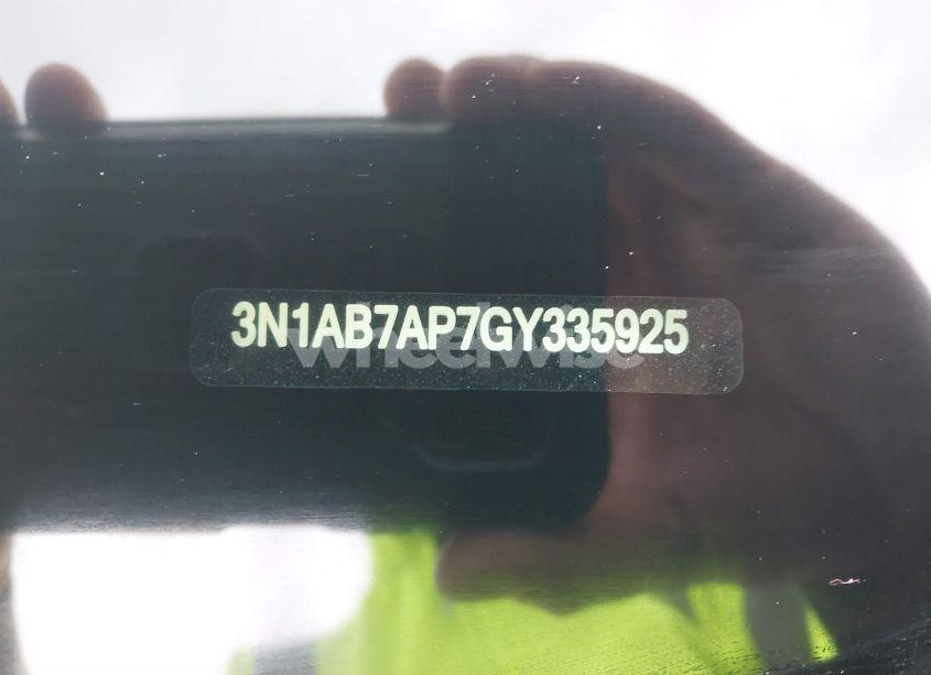 Photo 9 of 2016 Nissan Sentra SR (VIN 3N1AB7AP7GY335925)