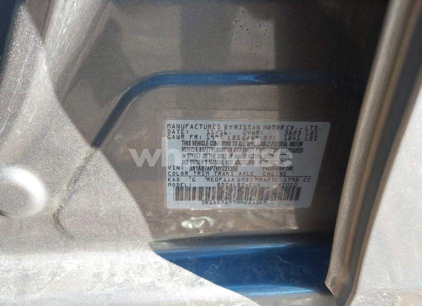 Photo 9 of 2017 Nissan Sentra S (VIN 3N1AB7AP7HY231369)