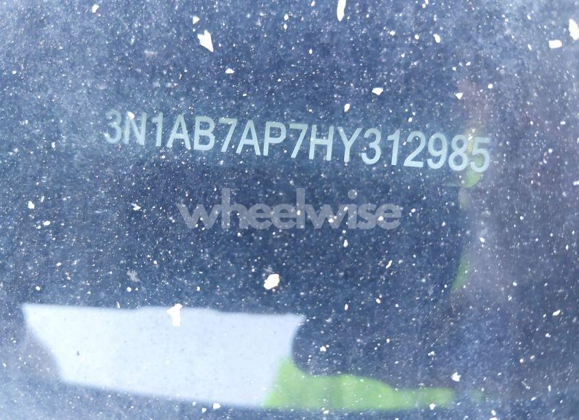 Photo 12 of 2017 Nissan Sentra SV (VIN 3N1AB7AP7HY312985)