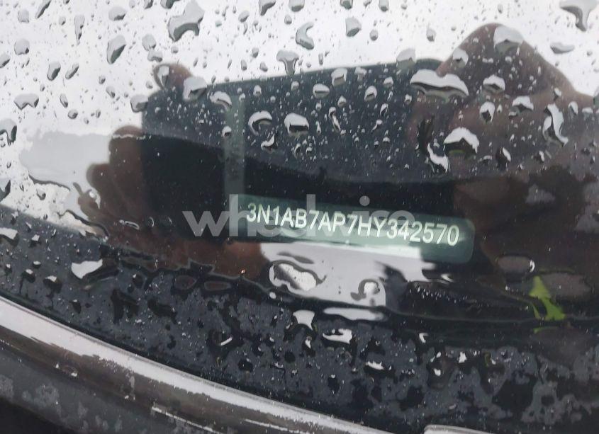 Photo 9 of 2017 Nissan Sentra SV (VIN 3N1AB7AP7HY342570)