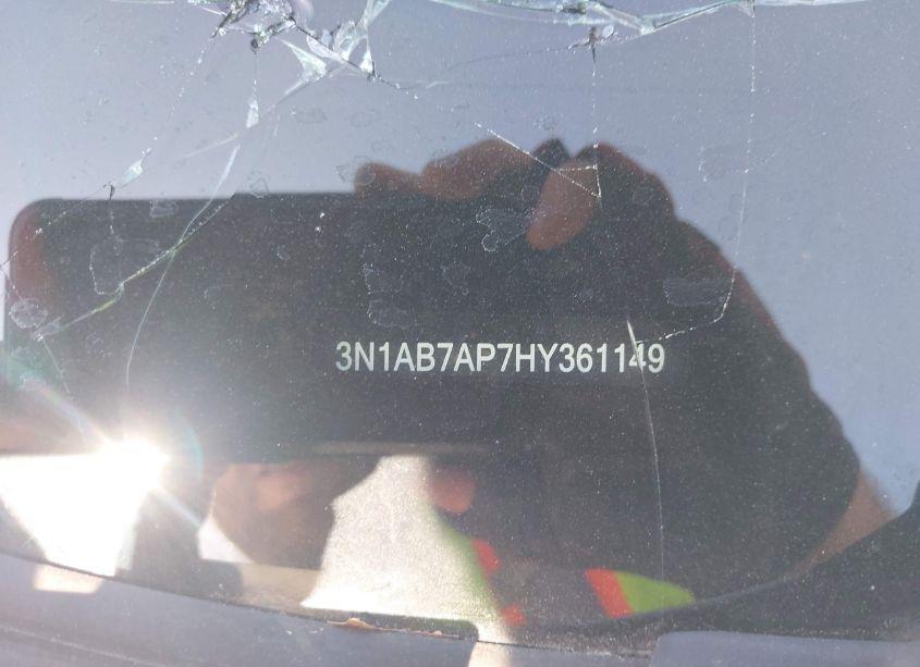 Photo 9 of 2017 Nissan Sentra S (VIN 3N1AB7AP7HY361149)