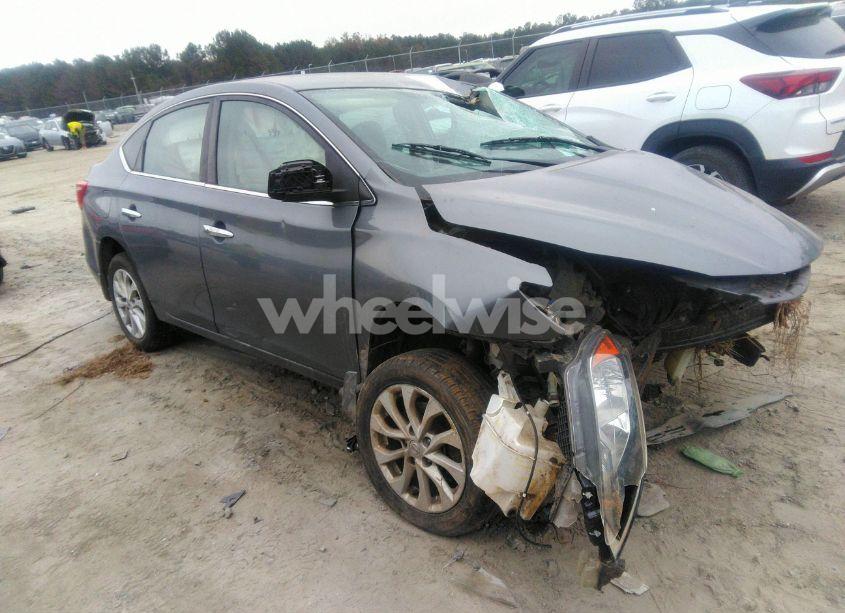 2019 Nissan Sentra SV (VIN 3N1AB7AP7KL606018) main photo