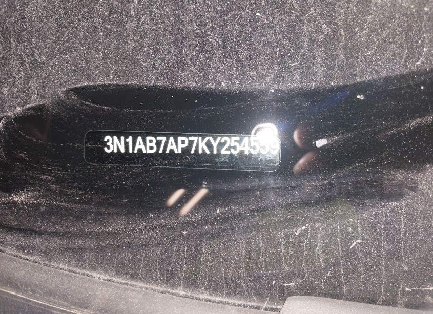 Photo 9 of 2019 Nissan Sentra S/SL/SR/SV (VIN 3N1AB7AP7KY254559)