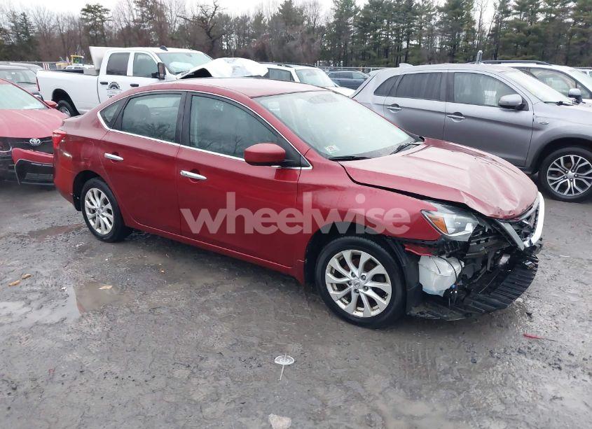 2019 Nissan Sentra SV (VIN 3N1AB7AP7KY441641) main photo