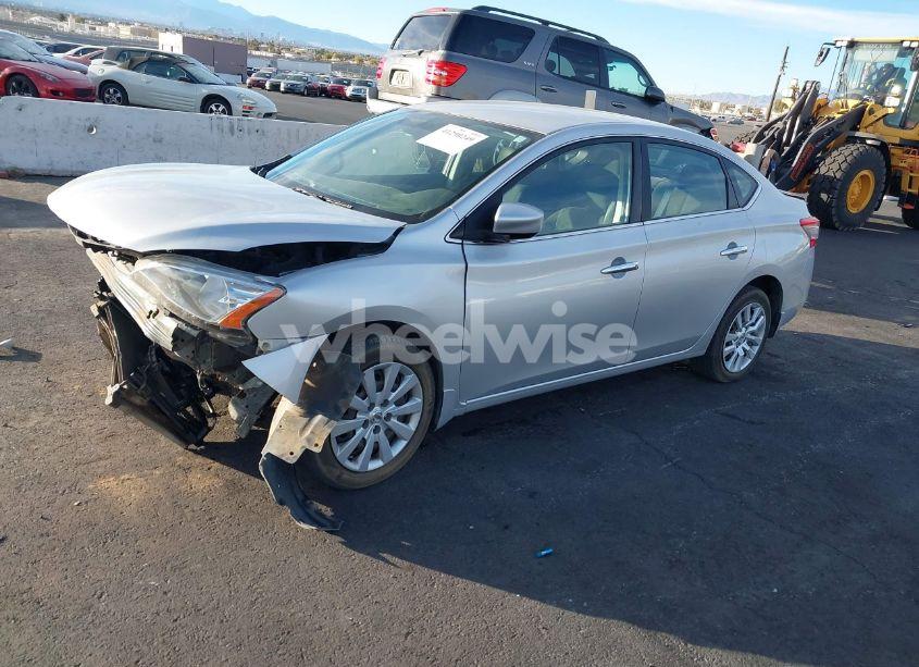 Photo 2 of 2015 Nissan Sentra S (VIN 3N1AB7AP8FY369287)