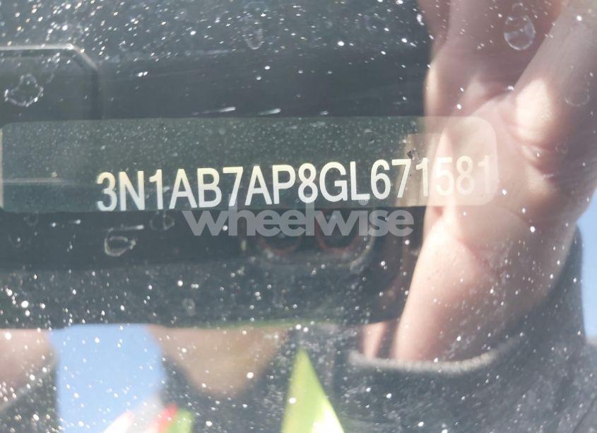 Photo 17 of 2016 Nissan Sentra SV (VIN 3N1AB7AP8GL671581)