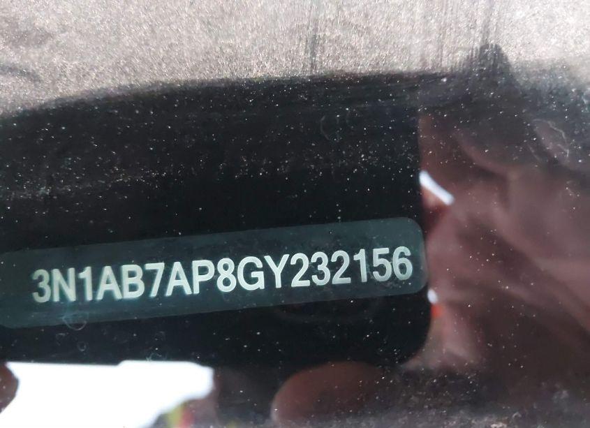 Photo 8 of 2016 Nissan Sentra S (VIN 3N1AB7AP8GY232156)