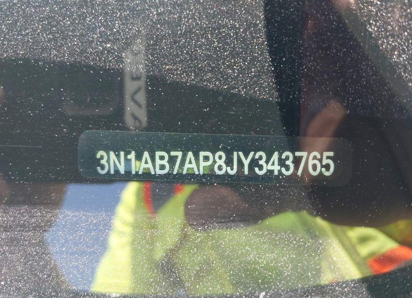 Photo 9 of 2018 Nissan Sentra S (VIN 3N1AB7AP8JY343765)