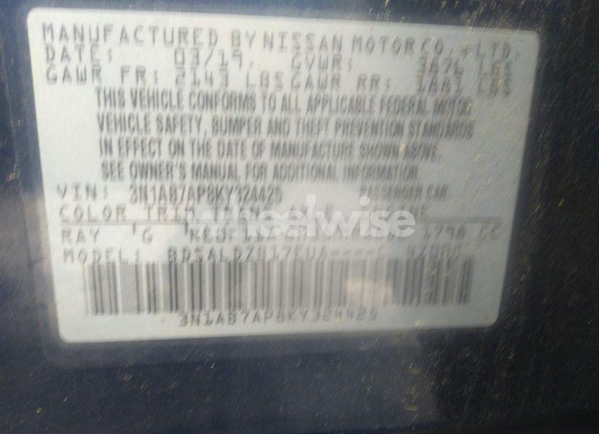 Photo 9 of 2019 Nissan Sentra SV (VIN 3N1AB7AP8KY324425)