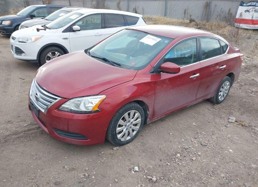 Photo 2 of 2015 Nissan Sentra FE+ S/S/SL/SR/SV (VIN 3N1AB7AP9FL672253)