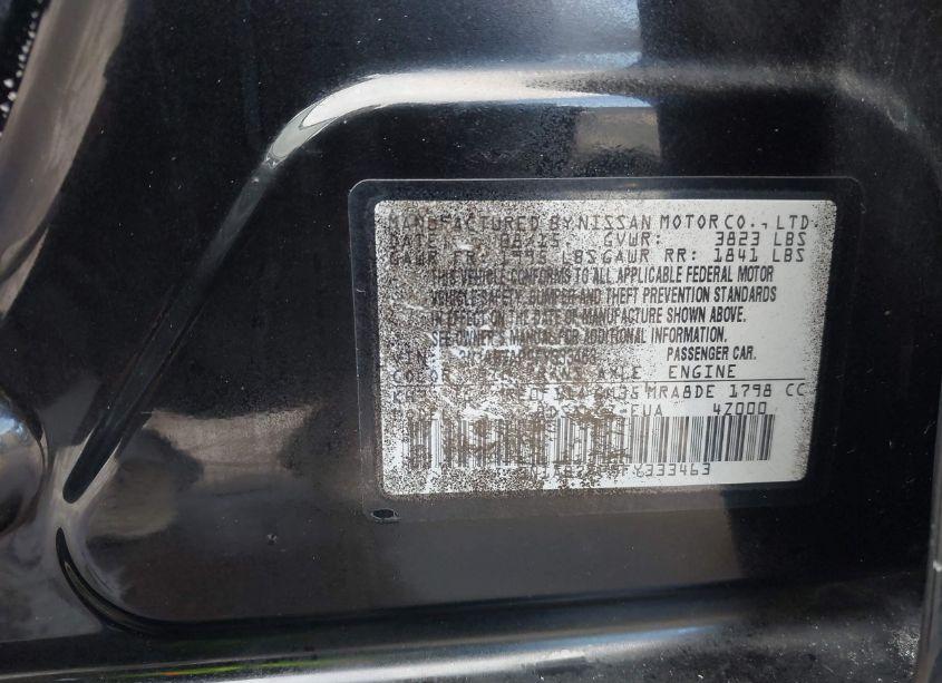 Photo 9 of 2015 Nissan Sentra S (VIN 3N1AB7AP9FY333463)