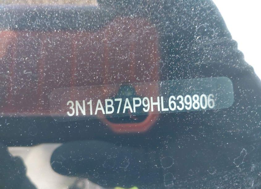 Photo 9 of 2017 Nissan Sentra SV (VIN 3N1AB7AP9HL639806)