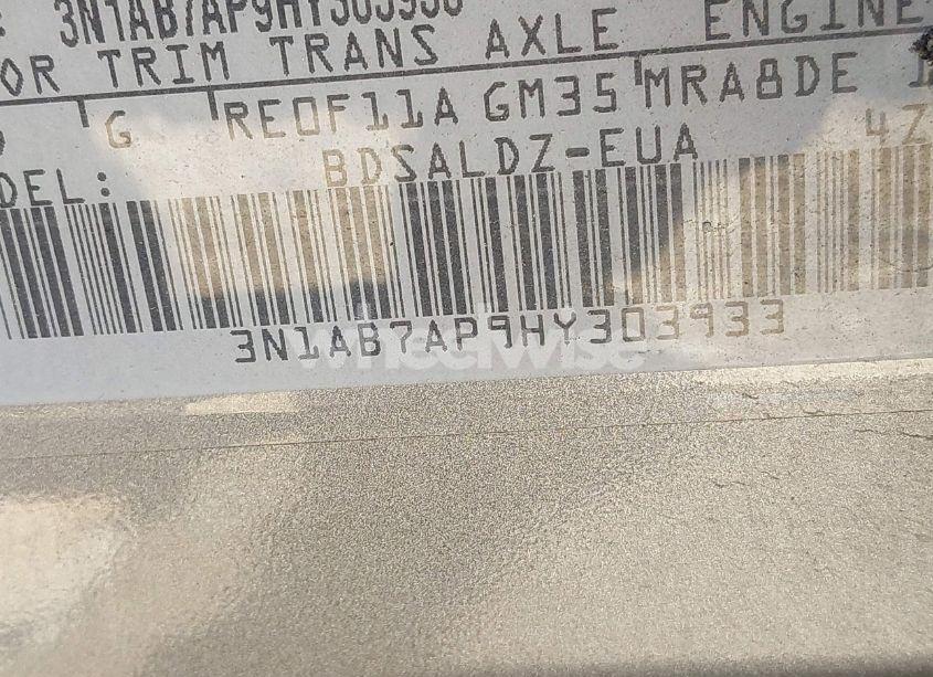 Photo 9 of 2017 Nissan Sentra SV (VIN 3N1AB7AP9HY303933)