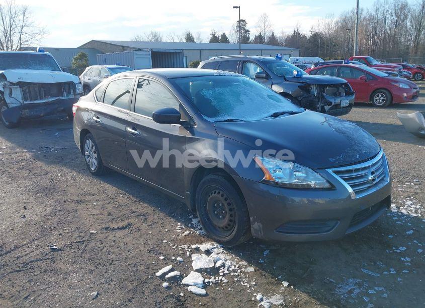 2014 Nissan Sentra S/SV/SR/SL (VIN 3N1AB7APXEL620399) main photo