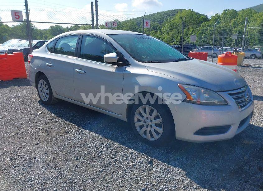 2014 Nissan Sentra S (VIN 3N1AB7APXEY208776) main photo