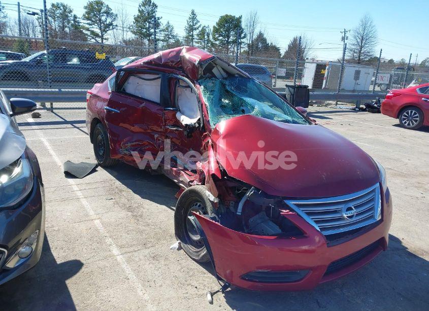 2015 Nissan Sentra SV (VIN 3N1AB7APXFL683889) main photo