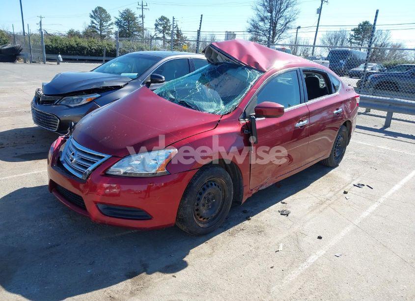 Photo 2 of 2015 Nissan Sentra SV (VIN 3N1AB7APXFL683889)