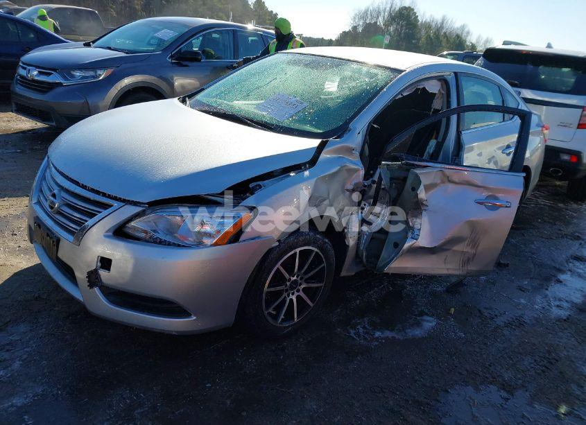 Photo 2 of 2015 Nissan Sentra S (VIN 3N1AB7APXFY349896)