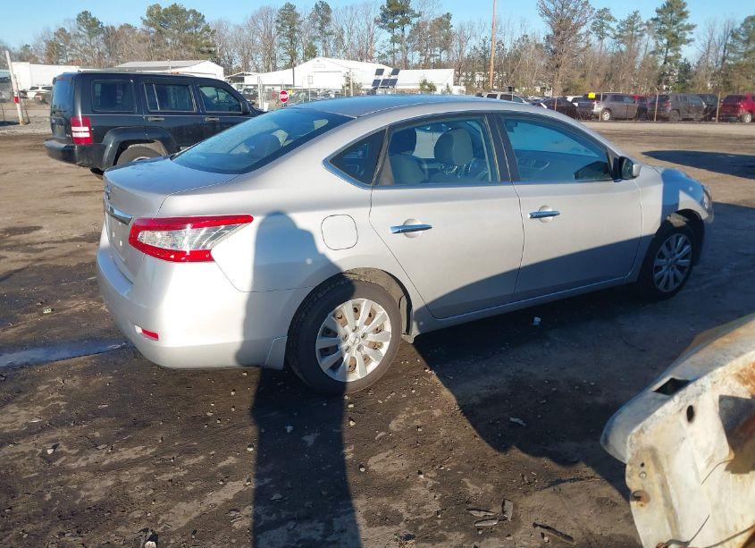 Photo 4 of 2015 Nissan Sentra S (VIN 3N1AB7APXFY360753)