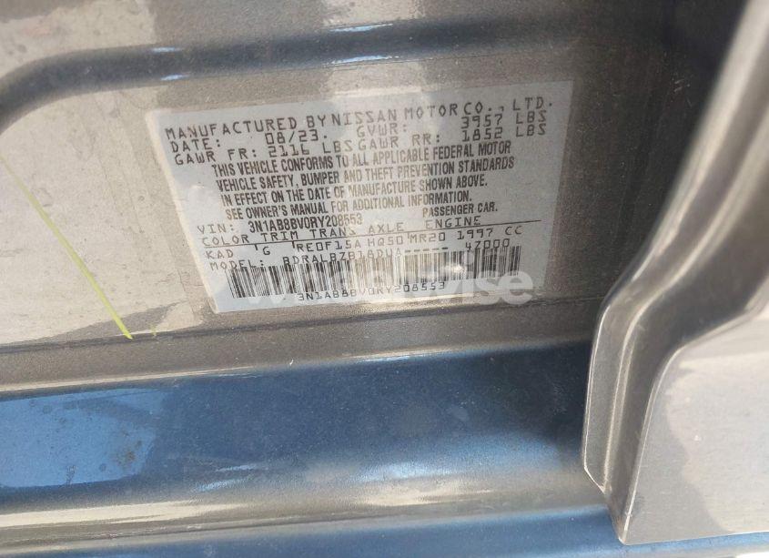 Photo 9 of 2024 Nissan Sentra S XTRONIC CVT (VIN 3N1AB8BV0RY208553)