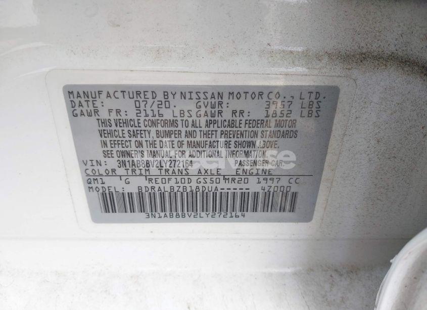 Photo 9 of 2020 Nissan Sentra S XTRONIC CVT (VIN 3N1AB8BV2LY272164)