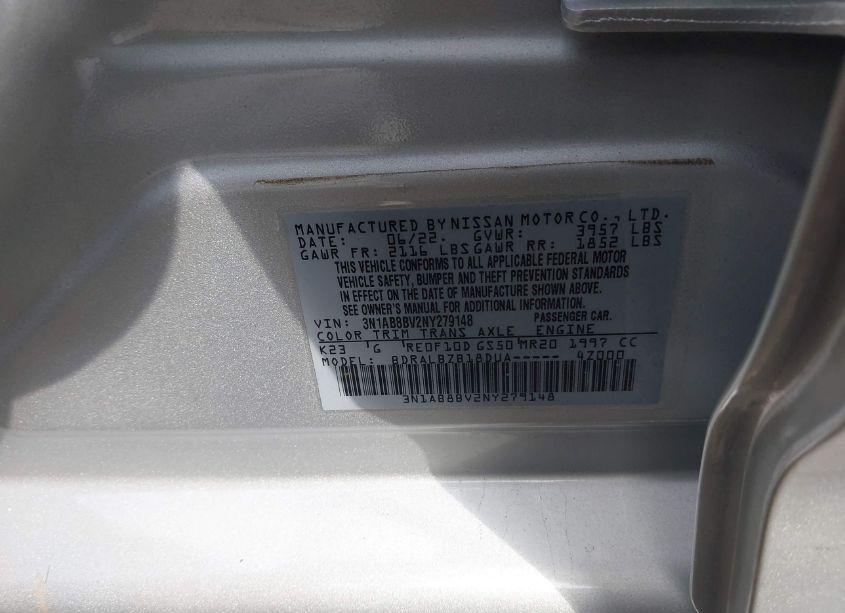 Photo 9 of 2022 Nissan Sentra S XTRONIC CVT (VIN 3N1AB8BV2NY279148)