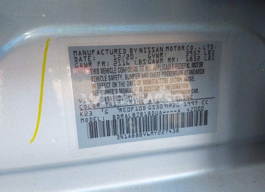 Photo 9 of 2021 Nissan Sentra S XTRONIC CVT (VIN 3N1AB8BV6MY227438)